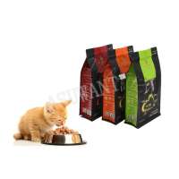 Custom Aluminum Foil Food Grade Flat Bottom Plastic Cat Dog Food Packaging Bag